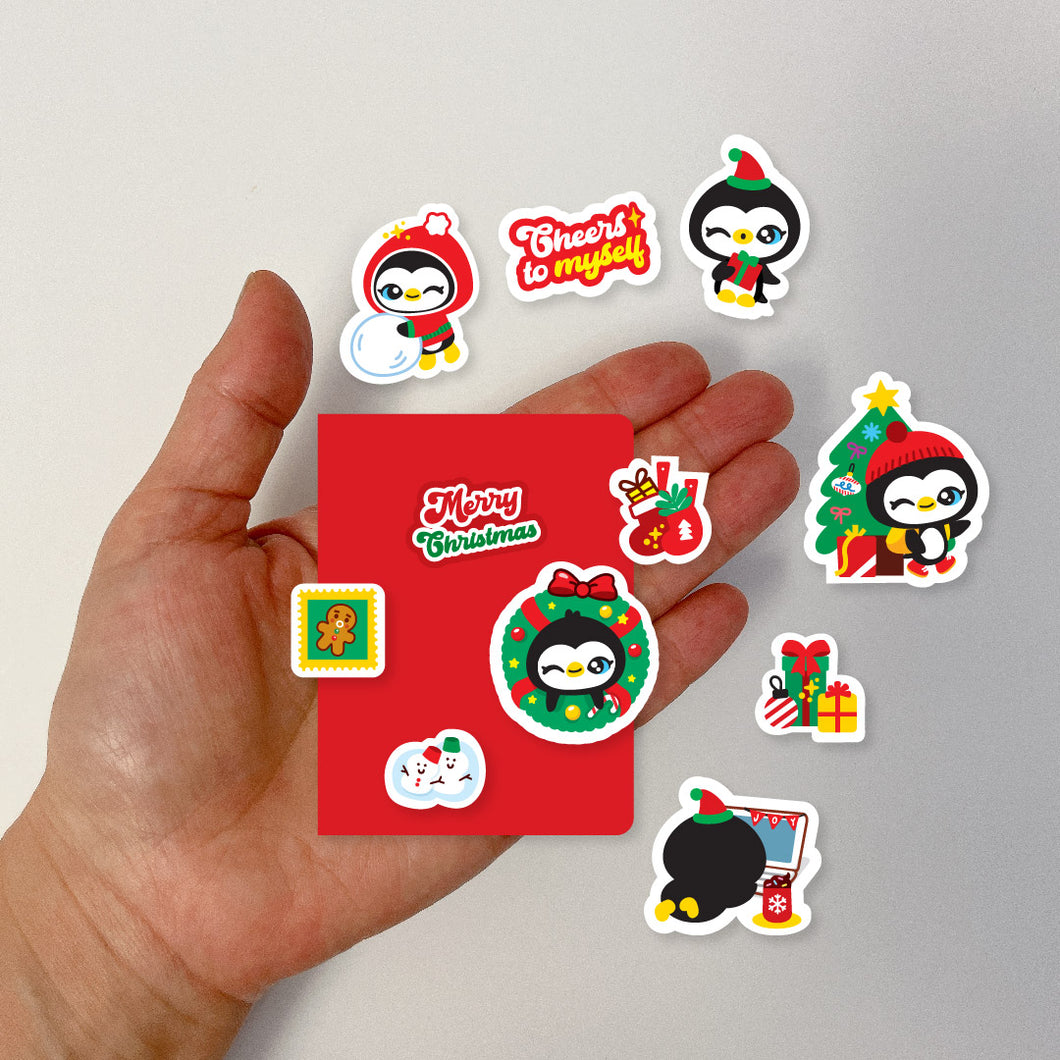 Cute Christmas Sticker Set